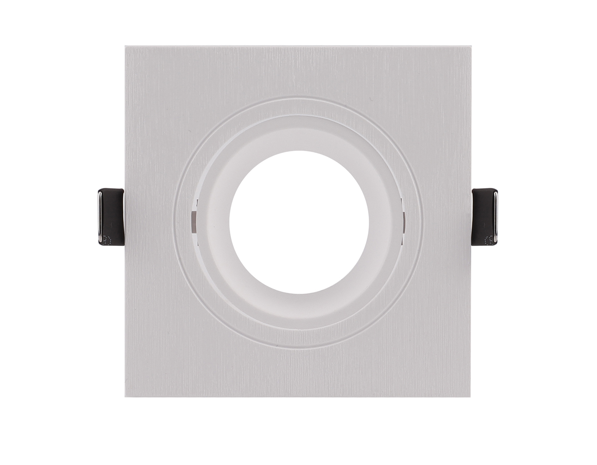 M6837  Lamborjini Square Flush Spotlight 1 Light White